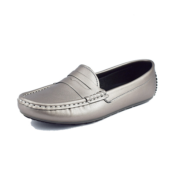 Mocassin pour femme M2024 gris ...........      Mocassins femme Maroc